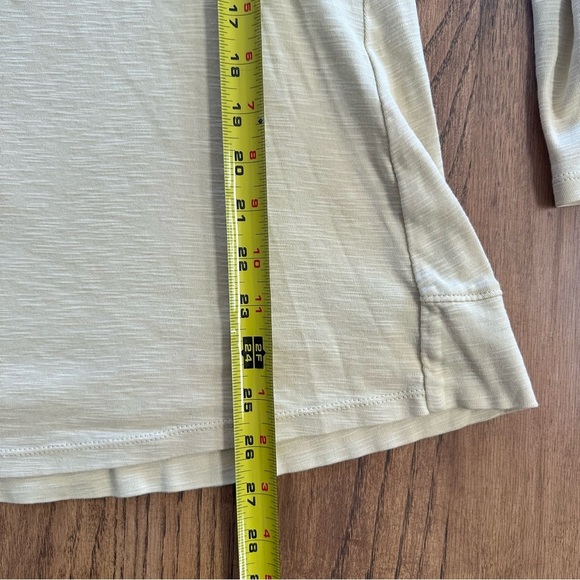 J. Jill 100% Pima Cotton Boat Neck Tunic Yellow Size Small - Picture 9 of 9